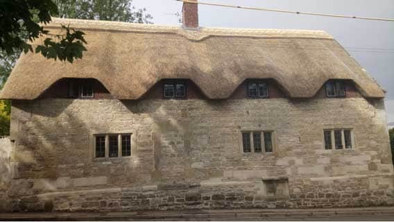The authentic tools of our trade, used to shape and dress the thatch.